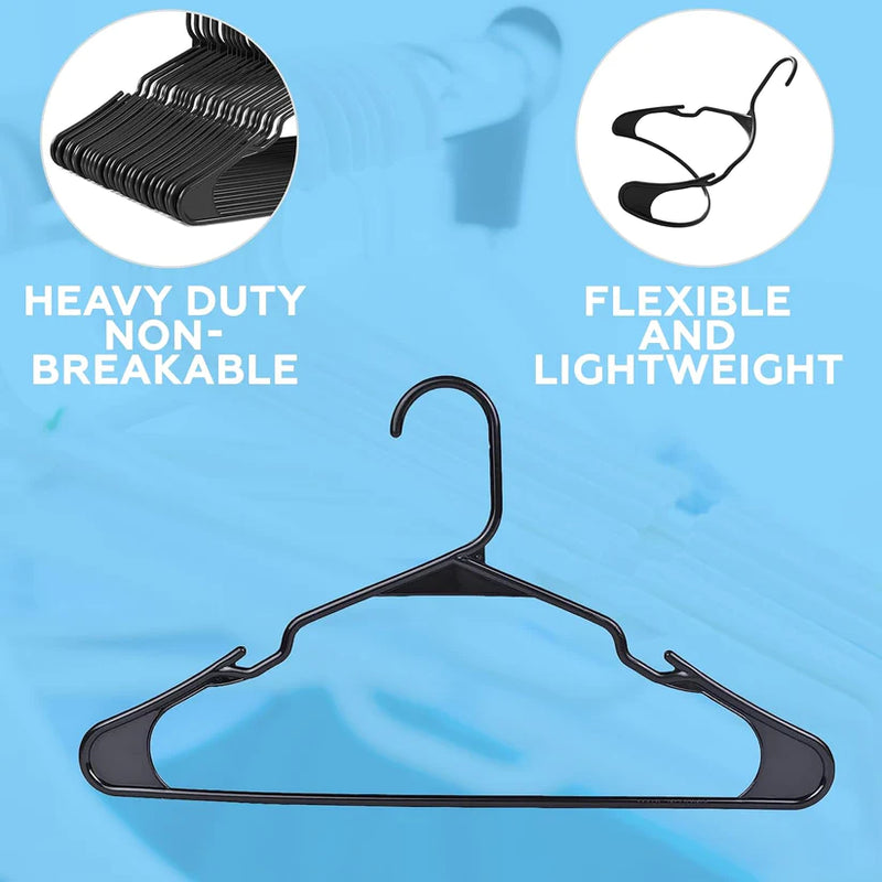 Plastic Hangers 60 Pack [FREE-Click for details]