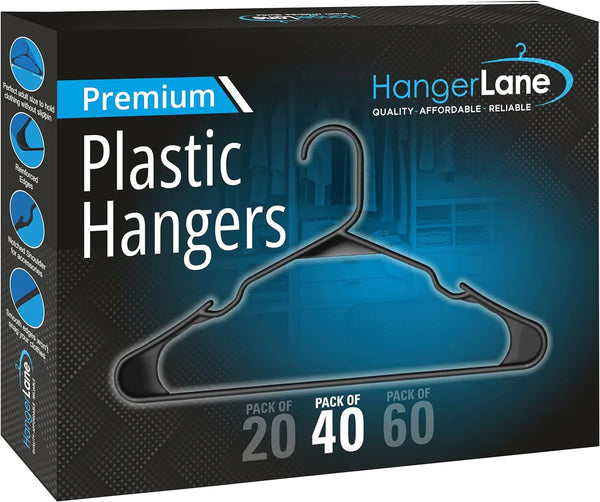 Plastic Hangers 40 Pack [FREE-Click for details]