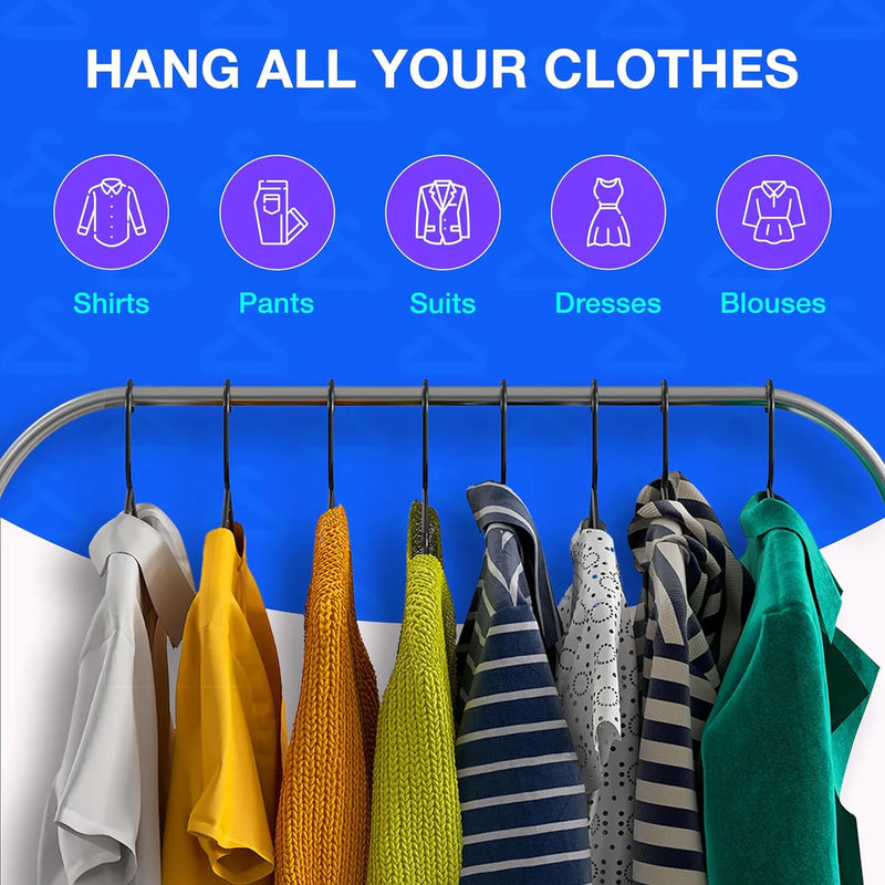 Unclutter Clothes Hangers 100 Pack [FREE-Click for details]