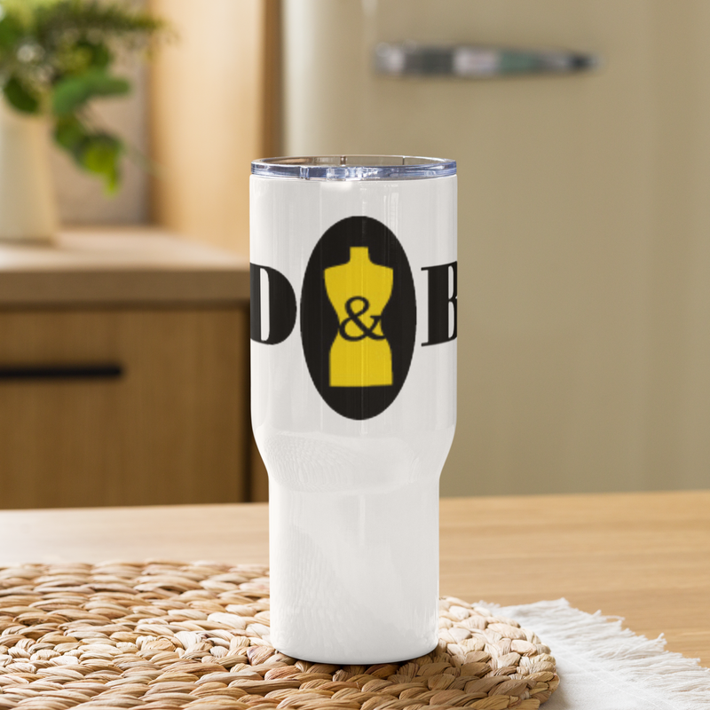 D&B Travel mug with a handle