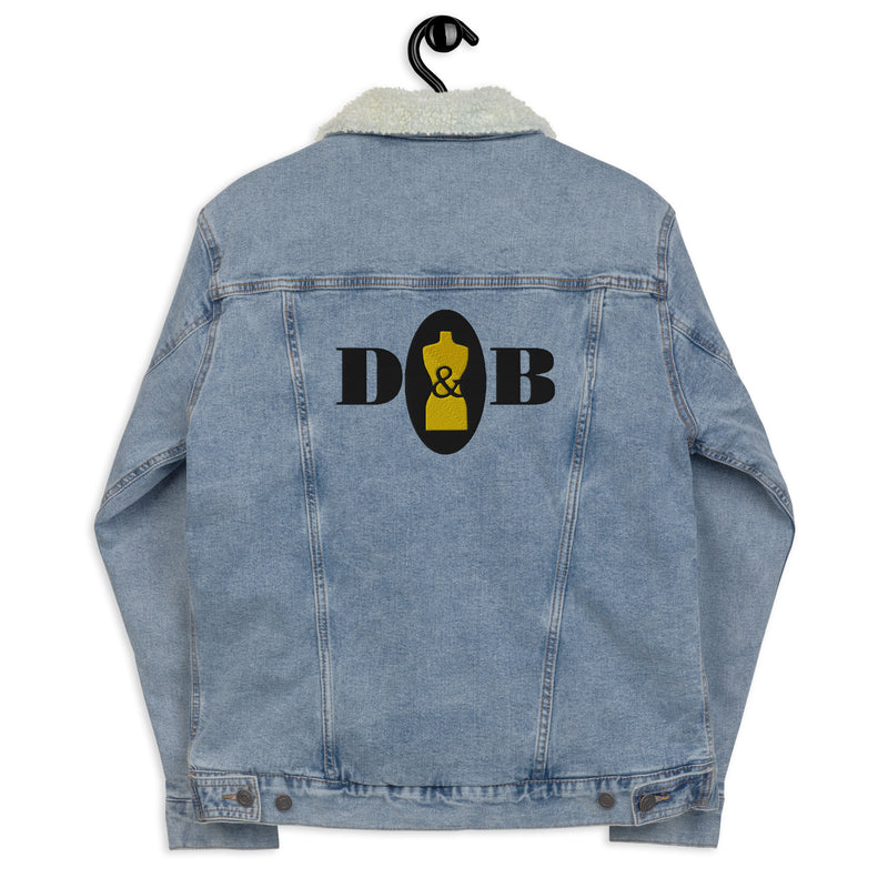 Unisex denim sherpa jacket