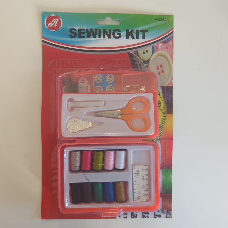 Sewing kit with red portable case [FREE-Click for details]