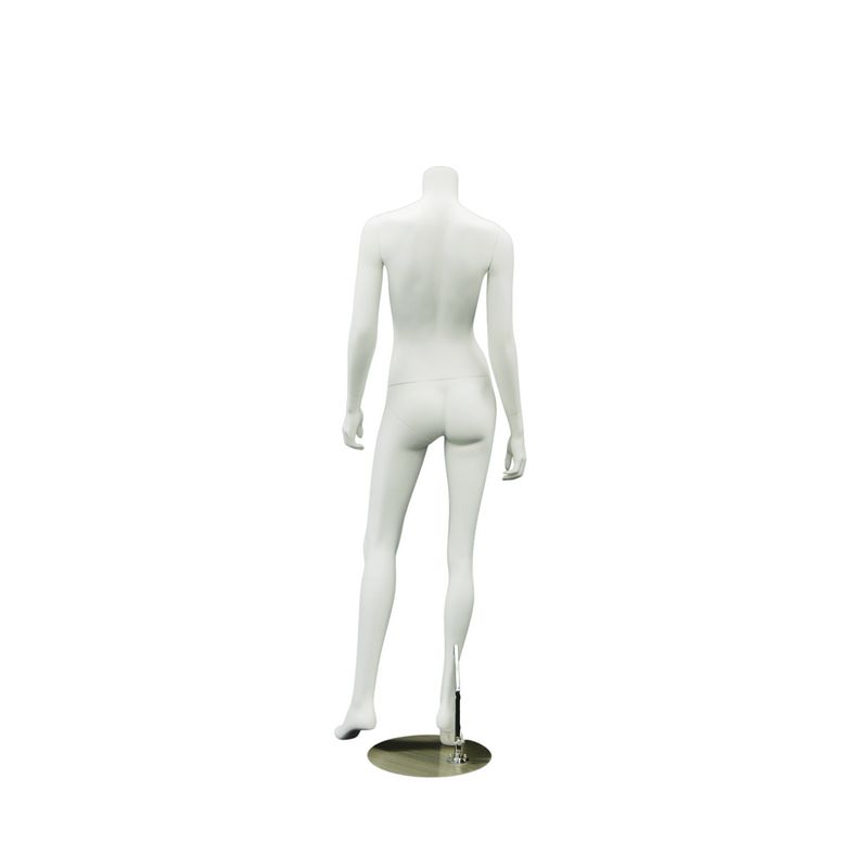 Female mannequin headless - With arms by the side and legs open