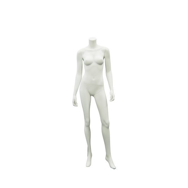 Female mannequin headless - With arms by the side and legs open