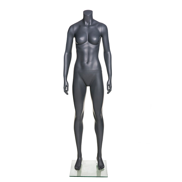 Female Headless Mannequin - Athletic Style - Standing pose with straight arms