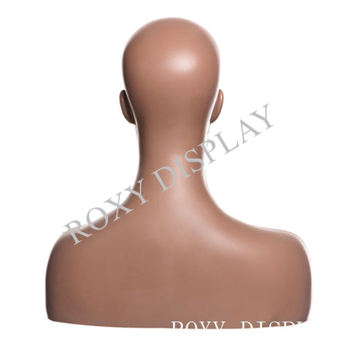 Plastic - Female mannequin head with makeup