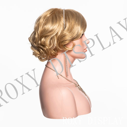 Plastic - Female mannequin head with makeup