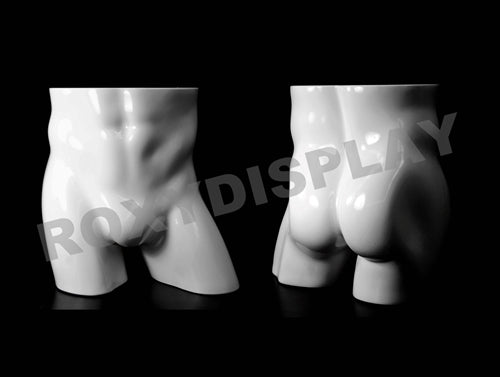 Male full round plastic mannequin buttocks