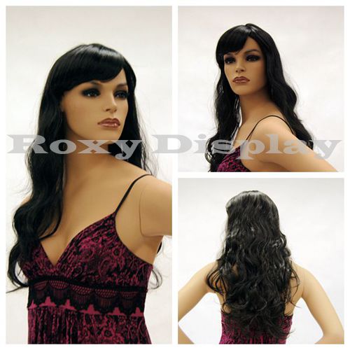 Female Long black curly Wig