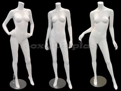 Female mannequins headless - No toe