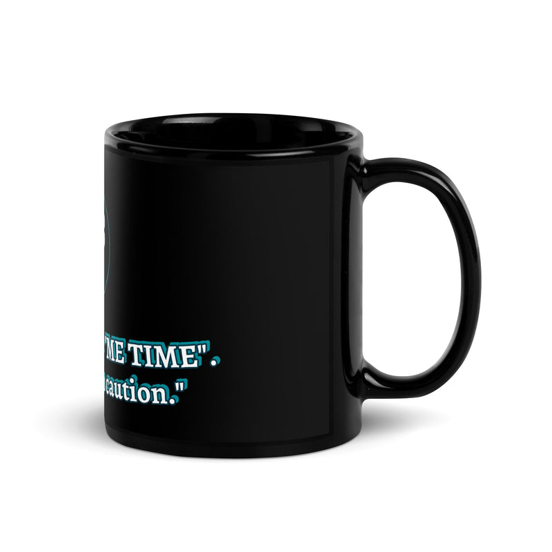 Black Glossy Mug (Caution