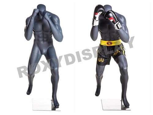 Eye Catching Male Headless Mannequin - Athletic Style - Boxing pose