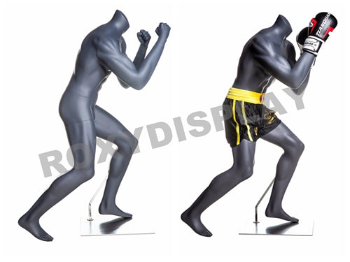 Eye Catching Male Headless Mannequin - Athletic Style - Boxing pose