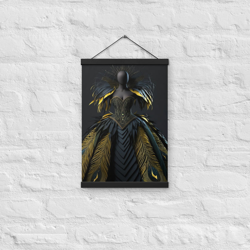 Poster with hangers (Peacock)