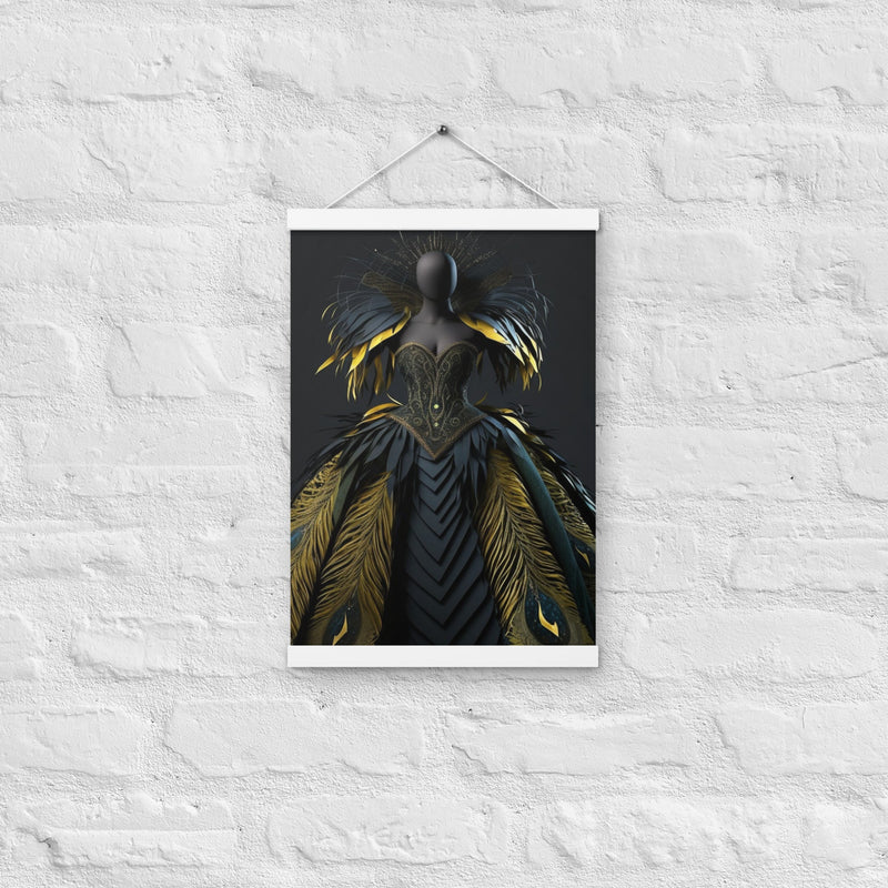 Poster with hangers (Peacock)