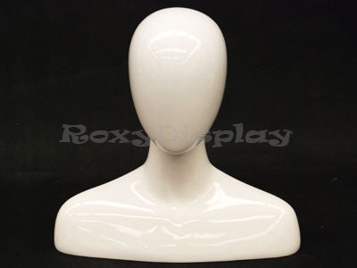 Egg head female mannequin head