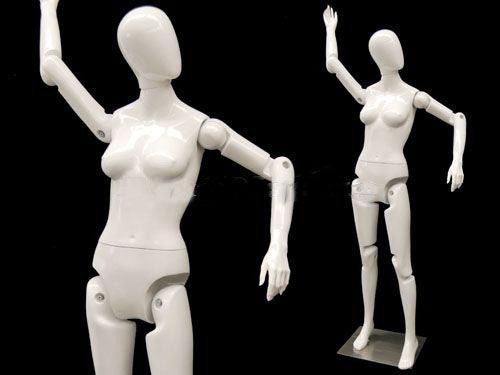 Female Mannequin - Flexible head, arms and legs