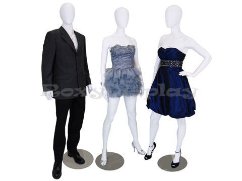 2 Female + 1 male mannequins