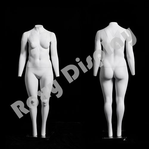 Plus size female Invisible Ghost Mannequin - Removable neck and arms