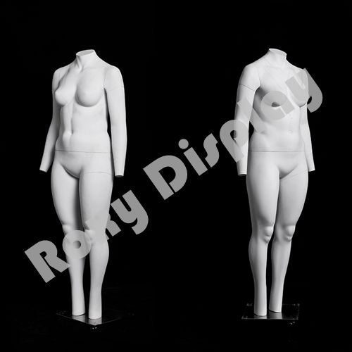 Plus size female Invisible Ghost Mannequin - Removable neck and arms