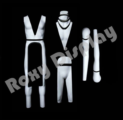 Male Invisible Mannequin - With nice figure and arms - Removable neck and arms