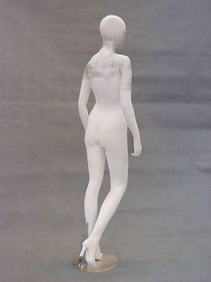 Egg Head mannequin with new high heel feet feature (removeable heel)