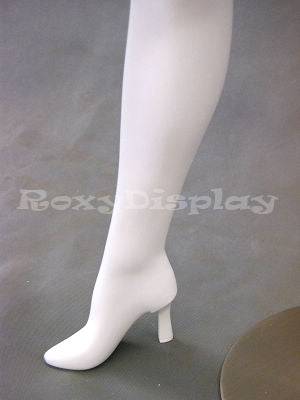 Egg Head mannequin with new high heel feet feature (removeable heel)