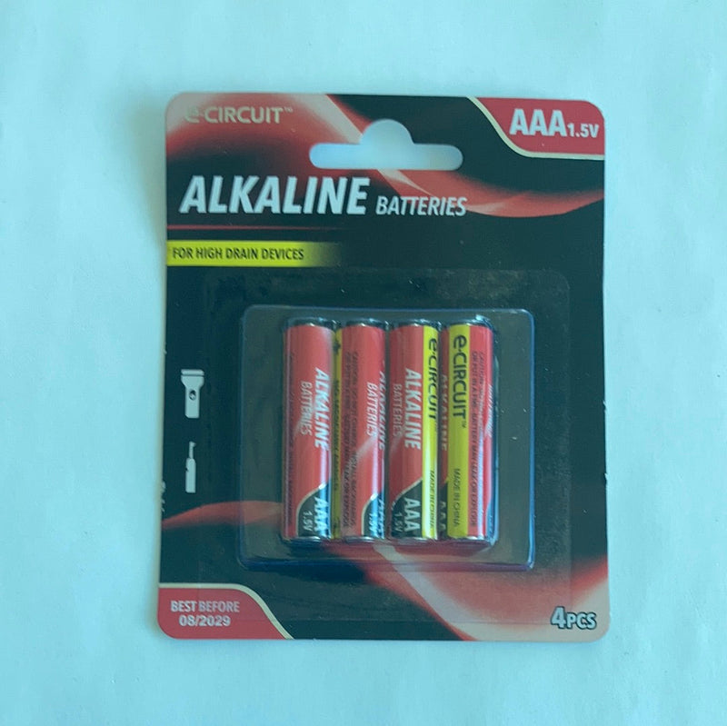 AAA 1.5v batteries