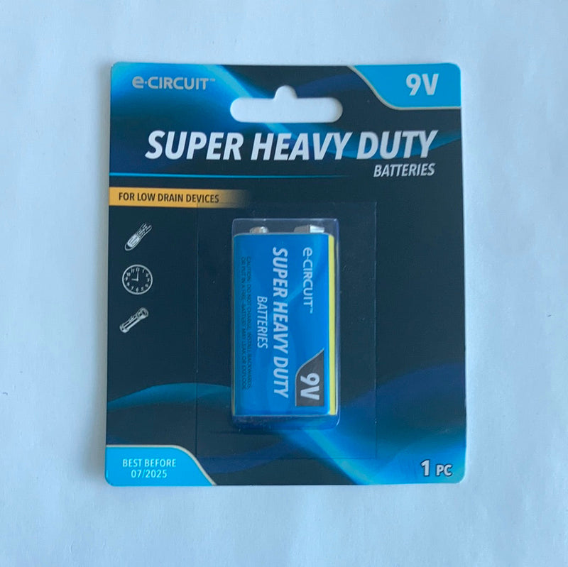 9V super heavy duty battery