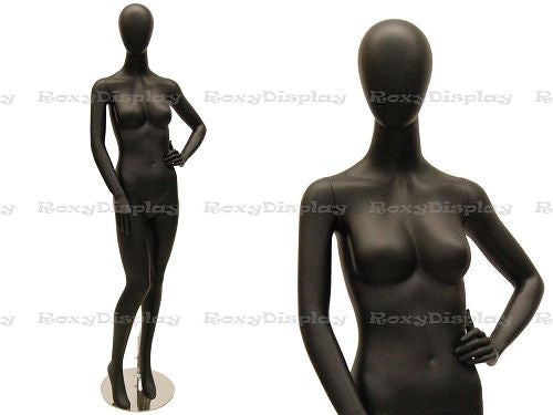 Egg Head Female Mannequin - Left hand on the waist