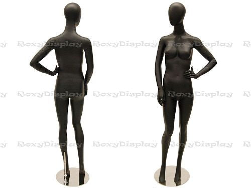 Egg Head Female Mannequin - Left hand on the waist