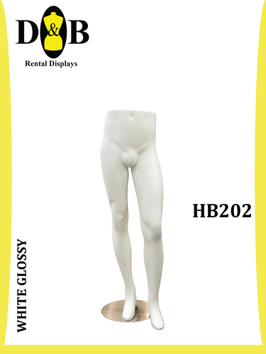 Half Body Matte White, Male HB202