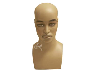 African Male mannequin head