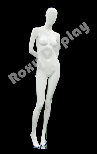 Female Egg Head Mannequin - Standing Pose with hands behind the back