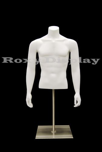 Table Top Headless Male Mannequin Torso With nice figure and arms