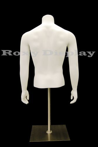 Table Top Headless Male Mannequin Torso With nice figure and arms