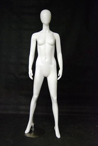 Egg Head - Female Mannequin - With Arms by side - Legs open