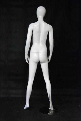 Egg Head - Female Mannequin - With Arms by side - Legs open