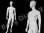 Male egghead mannequin - Standing pose with two Arms by side