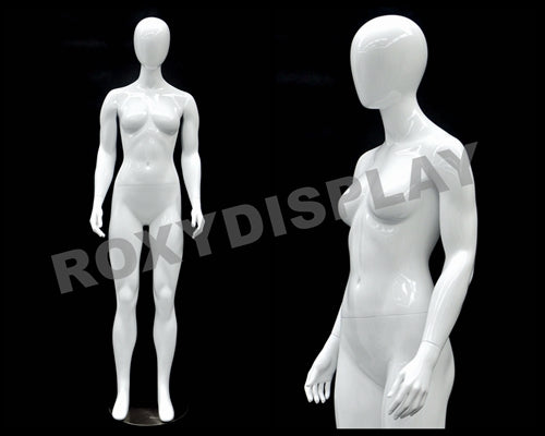 Petite Female Egg Head Mannequin - Standing Pose