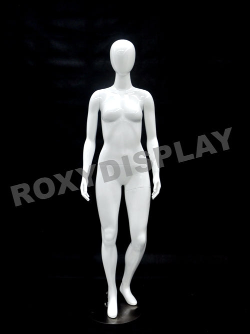 Petite Female Egg Head Mannequin - Standing Pose