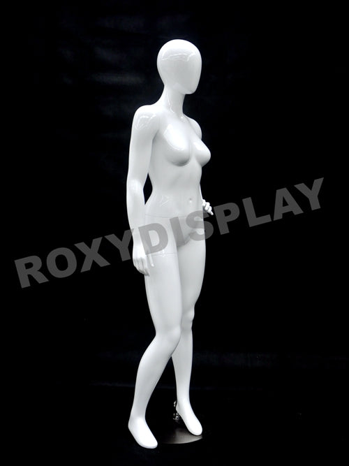 Petite Female Egg Head Mannequin - Standing Pose