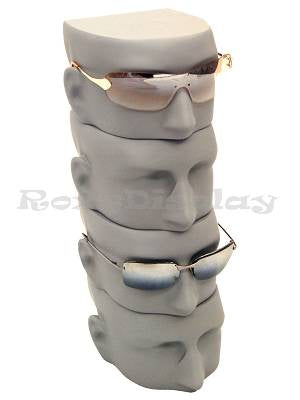 Male Mannequin Head Display Stand Display Glasses or Spectacle! (4 pcs.)