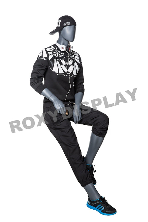 Eye Catching Male Abstract Style Mannequin - Sitting pose