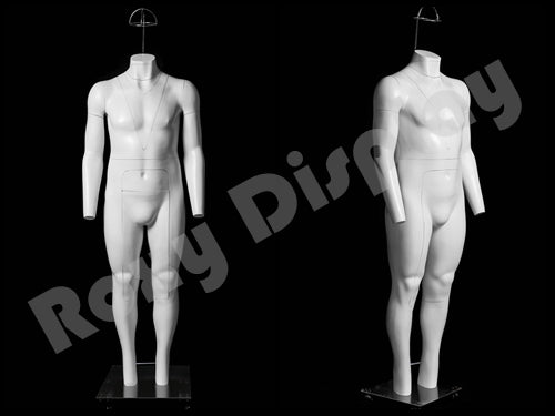 Plus size male Invisible Ghost Mannequin