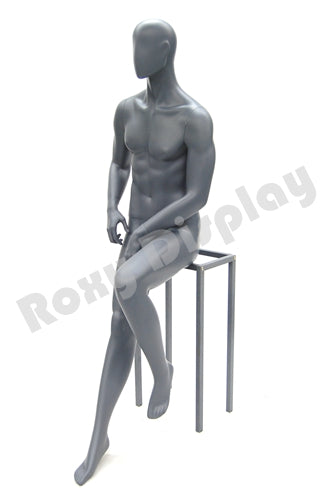 Eye Catching Male Abstract Style Mannequin - Sitting pose