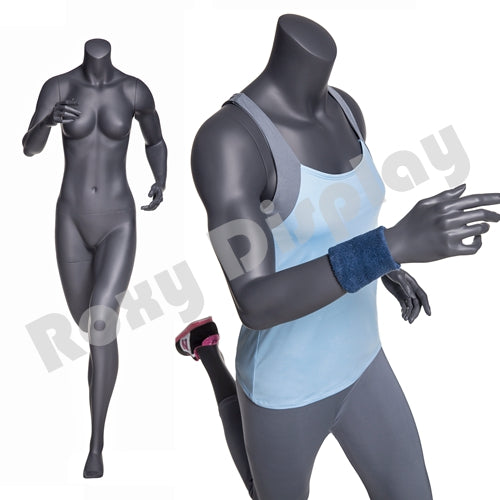 Female Headless Mannequin - Athletic Style - Runner pose