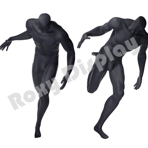 Eye Catching Male Headless Mannequin - Athletic Style - Basketball player with dribble pose