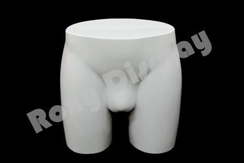 Male full round plastic mannequin buttocks