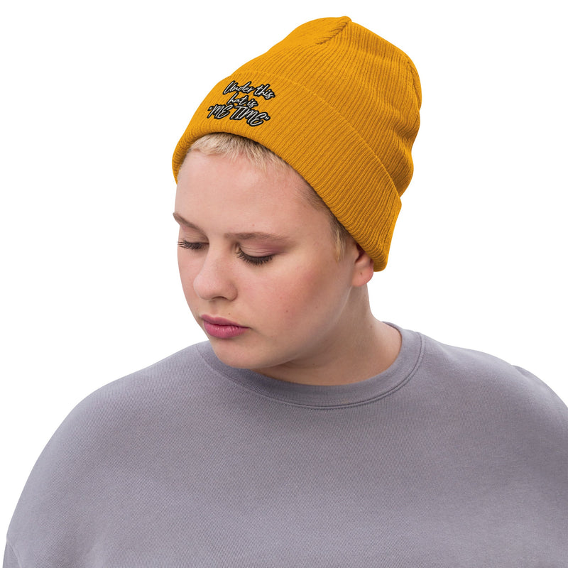 Ribbed knit beanie (Me Time)